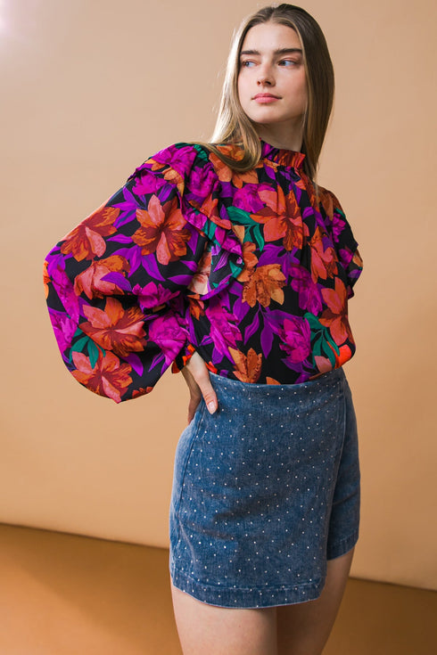 moody-sweetie-woven-top Flying Tomato-Sophia's Style-3